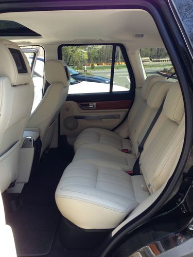 2010 Range Rover Sport Supercharged Santorini Black Ivory/Ebony Premium Leather, image 9