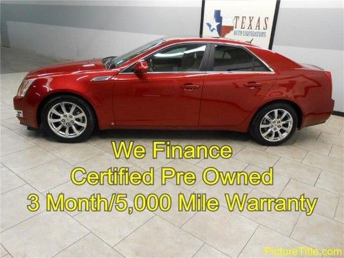 08 cts gps navi leather heated seats sunroof certified warranty texas