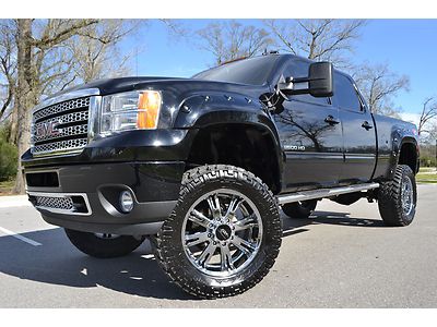 2011 gmc sierra 2500hd crew slt z71 4x4 diesel lift nav roof 22s fine!!!!