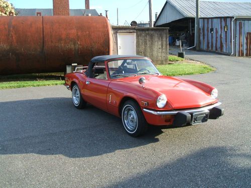 1976 triumph spitfire base convertible 2-door 1.5l