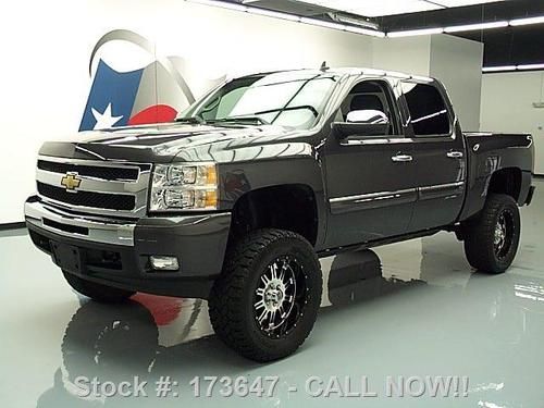 2010 chevy silverado texas crew lt lifted dvd 20's 43k texas direct auto