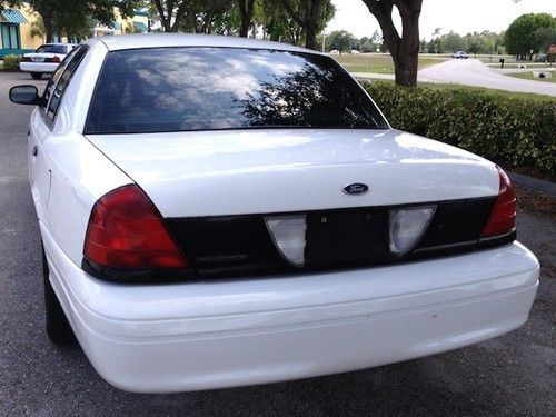 2003 Ford Crown Victoria Police Interceptor Sedan 4-Door 4.6L, White, US $2,750.00, image 3