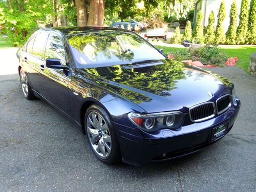 2005 bmw 745i - sport &amp; premium package - rear tv - fully loaded - very nice