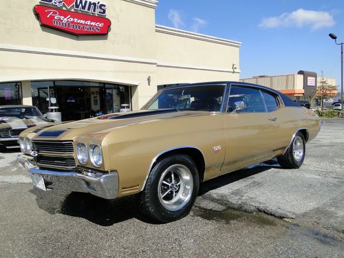 1970 chevrolet chevelle ss454 ls6 motor with build sheet