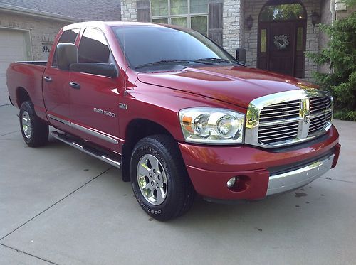 2007 dodge ram 1500 crew cab 4x4 laramie edition 5.7l hemi v8 automatic gorgeous