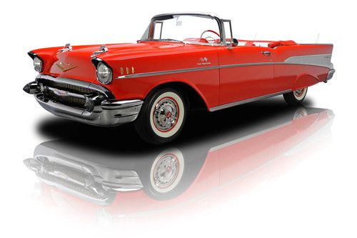 Frame off restored bel air convertible 283 fi 3 speed