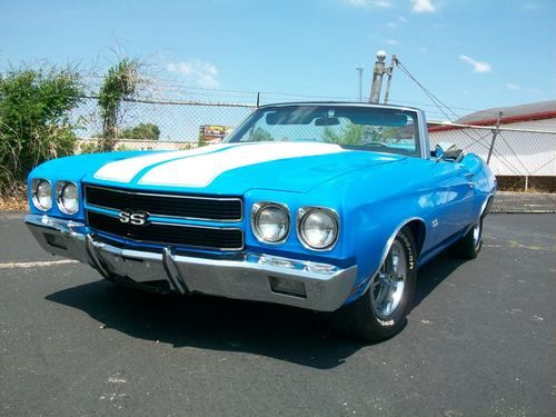 1970 chevelle ss optioned convertible