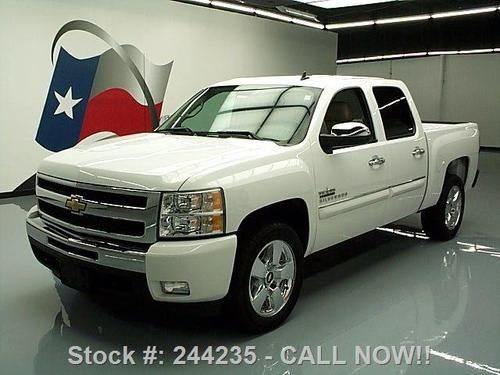 2011 chevy silverado texas ed lt crew leather 20's 29k texas direct auto