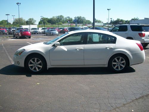 2004 nissan maxima sl 3.5 v-6 leather sunroof no reserve no reserve