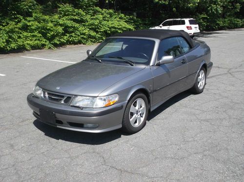 2002 saab 9-3 se turbo convertible 2-door 2.0l