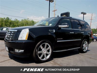 Awd 4dr luxury cadillac escalade luxury low miles suv automatic engine, vortec 6