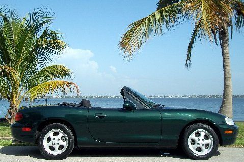 2000 mazda miata mx-5 fl convertible~5 spd~ac~33 mpg~cd~power~nicest 01~02~03