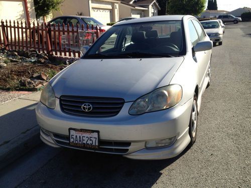 2003 toyota corolla s sedan 4-door 1.8l