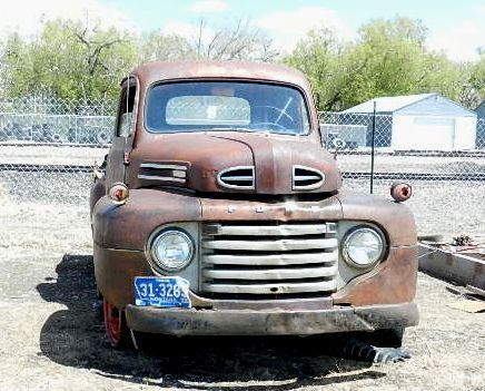 Two ford trucks f3 and f5