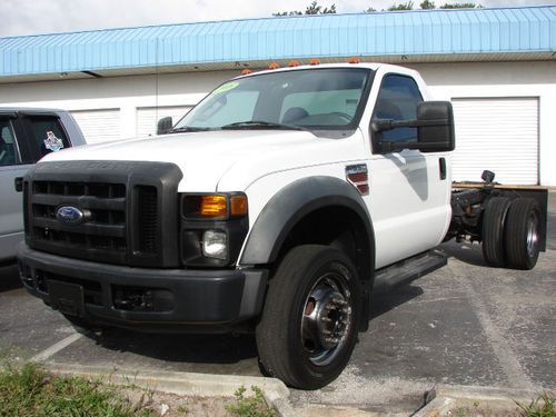 F-550 xl super duty! drw! diesel! 1 fl owner! cd! a/c! cruise! clean carfax! a+!