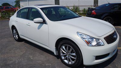 09 infiniti g37 x awd sedan factory warranty leather sunroof heated seats clean!