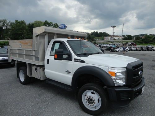 2011 f-550 regular cab 6.7l powerstroke diesel 4x4 eby 9ft aluminum dump video