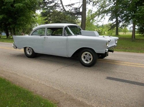 1957 chevy gasser 2 lane blacktop