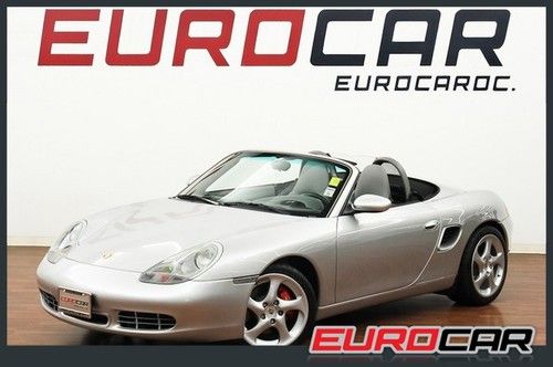 Boxster s manual transmission carbon fiber shifter red calipers leather seats