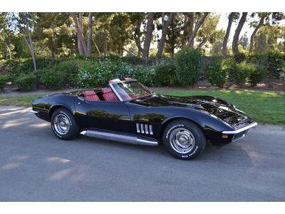 69 vette, l-71 427/435, 4-speed, side exhaust, p/b, p/w, p/s, tilt/tele, leather