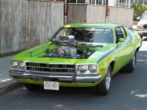 Plymouth roadrunner factory big block 440 four speed pro street car