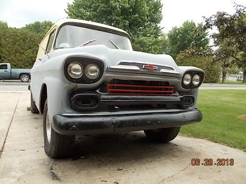 1959 Chevy Panel Truck Project Chevrolet 59, image 3