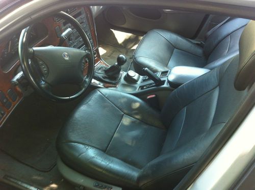 Silver 1999 saab 9 5 turbo leather interior