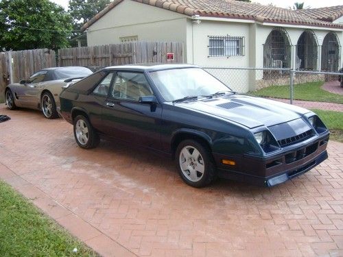1987 Dodge Charger Shelby Hatchback 2-Door 2.2L, image 2