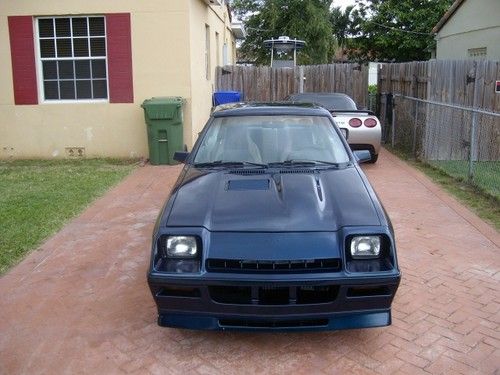 1987 Dodge Charger Shelby Hatchback 2-Door 2.2L, image 3
