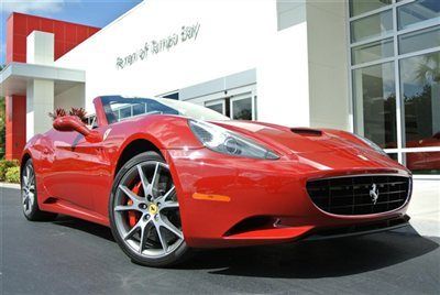 10 ferrari california spider carbon scuderia leds ipod navigation warranty 6k mi