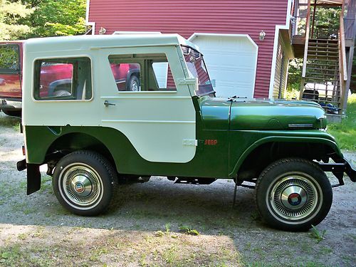 1967 Jeep CJ5 Tuxedo Park Mark IV, green with white hardtop, 134 cu. in. F head, image 7