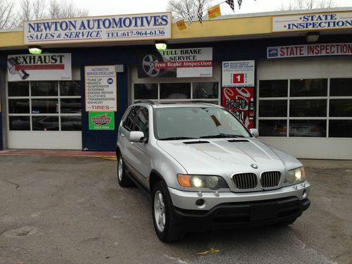 2001 bmw x5 4.4i awd 8-cylinder silver towing package