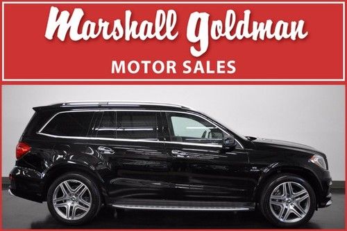 2013 mb gl63 blk/blk designo, nav, front htd &amp; vented seats, keyless,   camera,