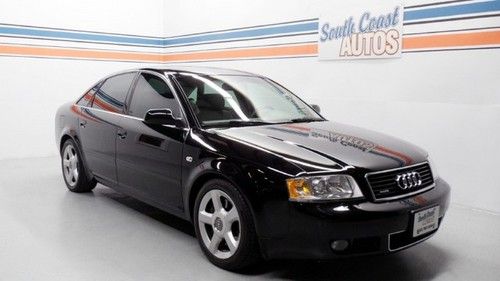 Audi a6, twin turbo v6, awd, quattro, leather, sunroof, warranty. we finance!!!