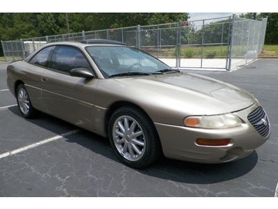 Chrysler sebring lxi coupe southern owned leather seats wood trim no reserve