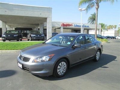 2010 honda accord lx sedan, clean carfax, available financing, low miles, cd