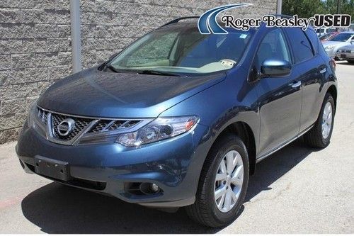 We finance! 2011 nissan murano sl blue leather backup camera sunroof aux mp3