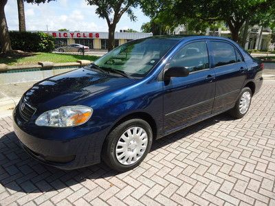 Florida 05 corolla ce sedan gas saver economical 1.8l automatic no reserve lqqk