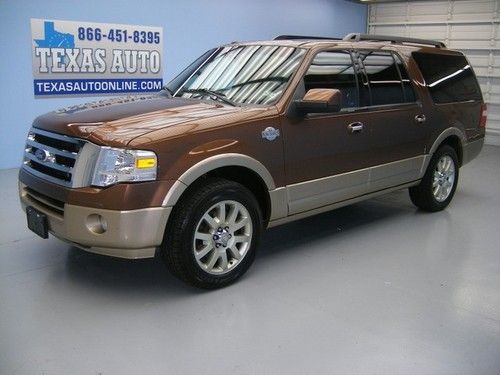 We finance!!!  2011 ford expedition el king ranch roof nav tv's 1 own texas auto