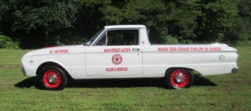 1963 ford falcon ranchero rare v8 260 at cool texaco shop truck cruiser hot rod