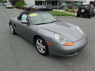 2001 porsche boxster clean carfax dealer serviced manual transmission