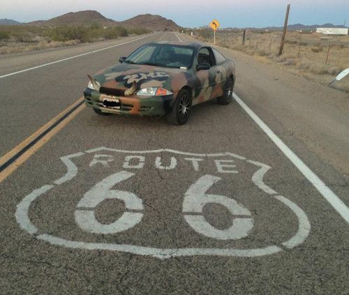 2002 chevrolet cavalier camo with dixie horn and bull horns