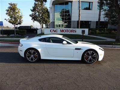 2012 aston martin v12 vantage v 12 white black bang and olufsen b&amp;o