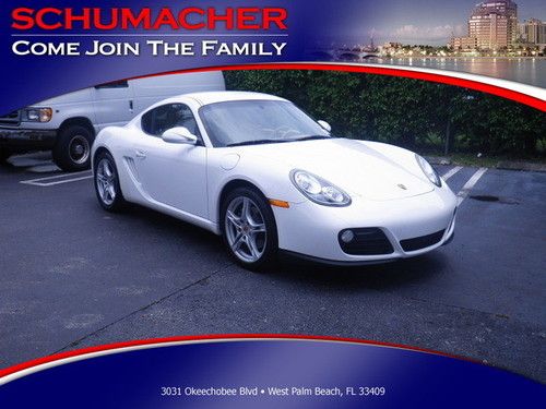 2009 porsche cayman automatic white / tan low miles 33k