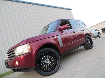 06 range-rover hse (big body) 22s nav camera tvs hk 103k carfax strong tx ! ! !