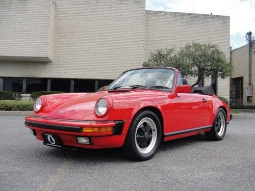 1985 porsche 911 carrera cabriolet, only 24,551 miles, full service history!!!