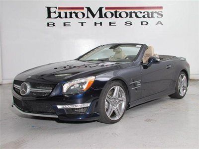 Distronic pano convertible lunar blue new financing brown sl65 leather 14 used