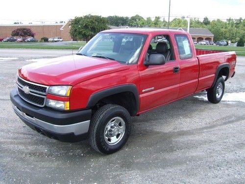 2006 chevrolet silverado 2500hd ext cab 4x4 27k miles