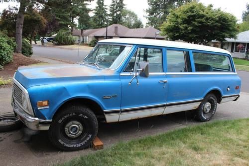 1972 CHEVROLET SUBURBAN 1971 1970 1969 1968 1967, image 22