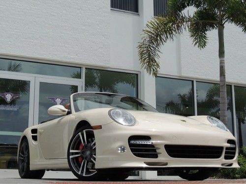 Garage kept florida 997 twin turbo special order huge msrp cream on tan 7k miles